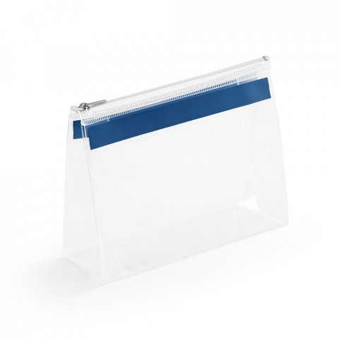 CHASTAIN. Etui z EVA z zamkiem błyskawicznym i metalową rączką - Granatowy