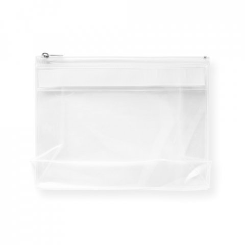 CHASTAIN. Etui z EVA z zamkiem błyskawicznym i metalową rączką - Biały