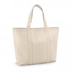 VILLE. Canvasp&aring;sei 100 % bomull med fram- och innerficka (280 g/m&sup2;) - Ljus naturf&auml;rg