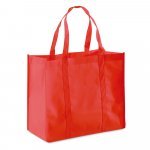 SHOPPER. Sac en non-tiss&eacute; (80 g/m&sup2;) - Rouge