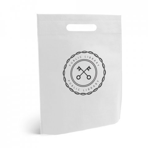 ROTERDAM. Nem szőtt t&aacute;ska (80 g/m&sup2;) - Feh&eacute;r