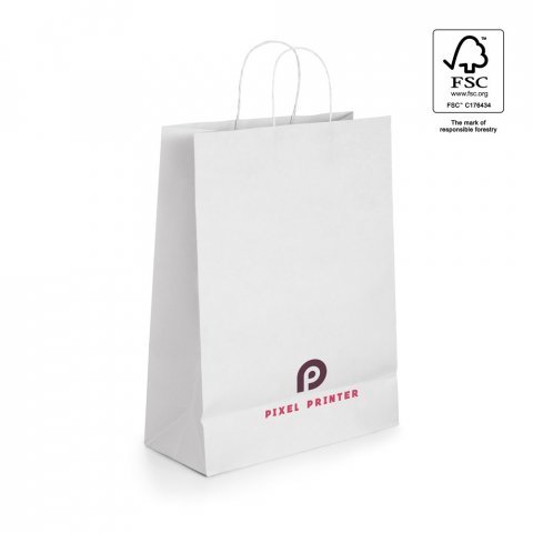 CITADEL. Kraftpapieren tas (90 g/m&sup2;) - Wit