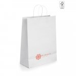 CABAZON. Paperikassi (90 g/m&sup2;) - Valkoinen