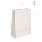 GRANT. Papir kraftpapir taske (100 g/m&sup2;) - Hvid