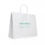 KELLY. Papir kraftpose (100 g/m&sup2;) - Hvit