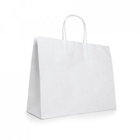 KELLY. Papir kraftpose (100 g/m&sup2;) - Hvit