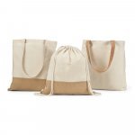 SABLON. 100% bavlněn&aacute; stahovac&iacute; ta&scaron;ka (160 g/m&sup2;)