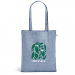 RYNEK. Ta&scaron;ka z recyklovanej bavlny (70 %), polyester (30 % rPET) (140 g/m&sup2;) - Modr&aacute;