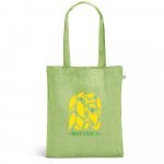 RYNEK. Ta&scaron;ka z recyklovanej bavlny (70 %), polyester (30 % rPET) (140 g/m&sup2;) - Svetlozelen&aacute;