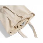HACKNEY. Bolsa de algod&oacute;n 100% con cremallera (280 g/m&sup2;) - Natural claro