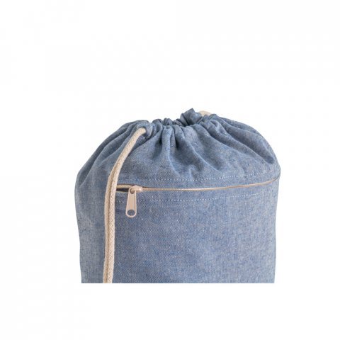 CHANCERY. Dragskop&aring;se i &aring;tervunnen bomull (70%), polyester (30% rPET) (140 g/m&sup2;) - Bl&aring;