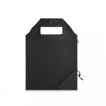 BEIRA. Sammenleggbar pose i 190T resirkulert polyester (100 % rPET) - Svart