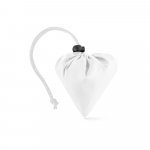 BEIRA. Sammenleggbar pose i 190T resirkulert polyester (100 % rPET) - Hvit