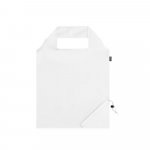 BEIRA. Sammenleggbar pose i 190T resirkulert polyester (100 % rPET) - Hvit