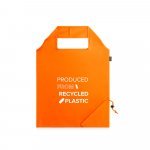 BEIRA. Sammenleggbar pose i 190T resirkulert polyester (100 % rPET) - Oransje