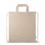 RISSANI. Мешка с рециклиран памук (70%) и полиестер (30% rPET) (140 гр/м&sup2;) - естествен