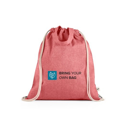 RISSANI. Mochila con algod&oacute;n reciclado (70%) y poli&eacute;ster (30% rPET) (140 g/m&sup2;)