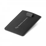 POPPY. RFID-blokkerende PU kaarthouder - Zwart