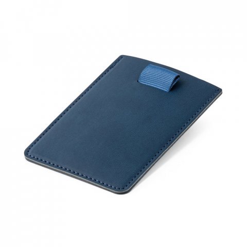 POPPY. RFID-blokkerende PU kaarthouder - Blauw