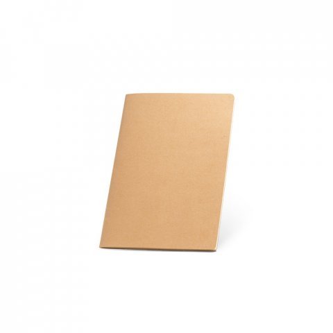 ALCOTT A5. A5 notesblok med kartonomslag (250 g/m&sup2;) og almindelige sider - Naturlig
