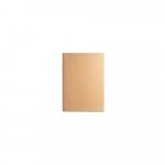 ALCOTT A6. Notepad cu coperta de carton (250 g/m&sup2;) și pagini simple - Natural