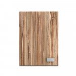 NERUDA. Notizbuch A5 mit Hardcover aus Naturstroh - Natur