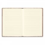 NERUDA. Notizbuch A5 mit Hardcover aus Naturstroh - Natur