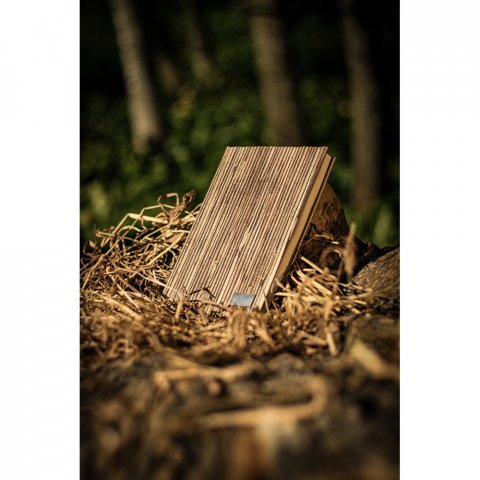 NERUDA. Notizbuch A5 mit Hardcover aus Naturstroh