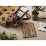 NERUDA. Notizbuch A5 mit Hardcover aus Naturstroh