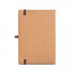 ORWELL. Notebook A5 cu copertă cartonată din bambus și foi de plută - Natural