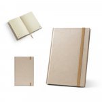 DICKINSON. Caiet A5 cu copertă tare din h&acirc;rtie din trestie de zahăr (80% trestie de zahăr) cu pagini liniate