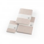 ORGANIC SEMI-RIGID. Blocnotes A5 cu copertă semirigidă din materie organică de elefant (80%)