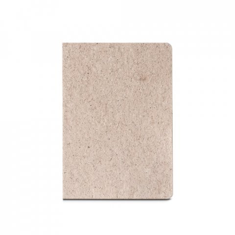 TEAPAD SEMI-RIGID. Blok A5 formata sa polukrutim poklopcem napravljenim od otpada listova čaja (65%) - Natural