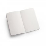 ORGANIC SOFT. Blocnotes A6 cu copertă flexibilă realizată din materie organică de elefant (80%) - Natural deschis