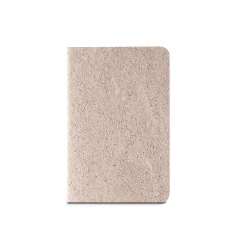 TEAPAD SOFT. A6-notitieblok met flexibele omslag gemaakt van theebladerenafval (65%) - Naturel