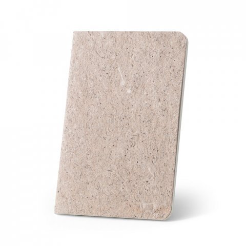 TEAPAD SOFT. A6-notitieblok met flexibele omslag gemaakt van theebladerenafval (65%) - Naturel