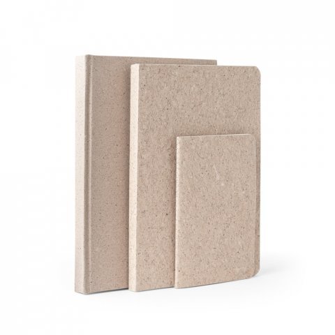 TEAPAD RIGID. Notatnik A5 z twardą okładką wykonany z odpad&oacute;w liści herbaty (65%)