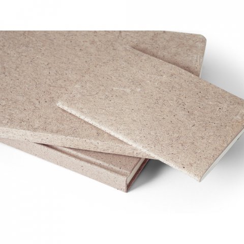 TEAPAD RIGID. Notatnik A5 z twardą okładką wykonany z odpad&oacute;w liści herbaty (65%)