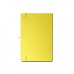 ANNE. A5 notesbog i genvundet polyester (100% rPET) linjeret sider - Gul