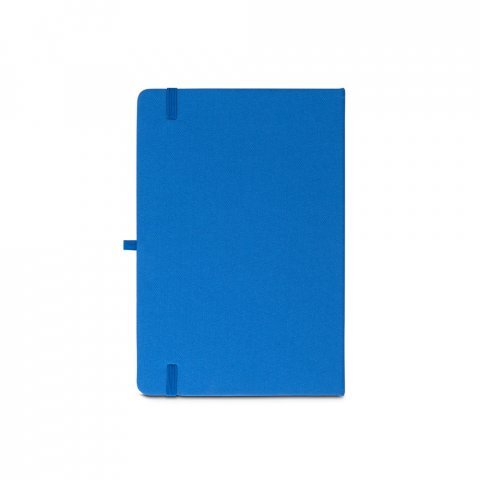 ANNE. A5 notesbog i genvundet polyester (100% rPET) linjeret sider - Kongebl&aring;