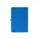 ANNE. A5 notesbog i genvundet polyester (100% rPET) linjeret sider - Kongebl&aring;