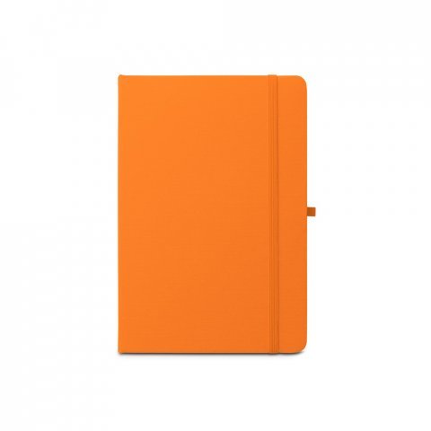 ANNE. A5 notesbog i genvundet polyester (100% rPET) linjeret sider - Orange