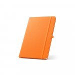 ANNE. A5 notesbog i genvundet polyester (100% rPET) linjeret sider - Orange