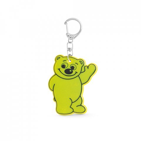 BERRY. Odblaskowy brelok - Ż&oacute;łty