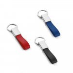 WATOH. Okrugli metalni i PU privezak za ključeve