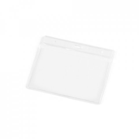 FORSYTH. Bolsa para crach&aacute; identificador horizontal em PVC