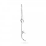 HELLI. Metal n&oslash;glering med oplukker - S&oslash;lv