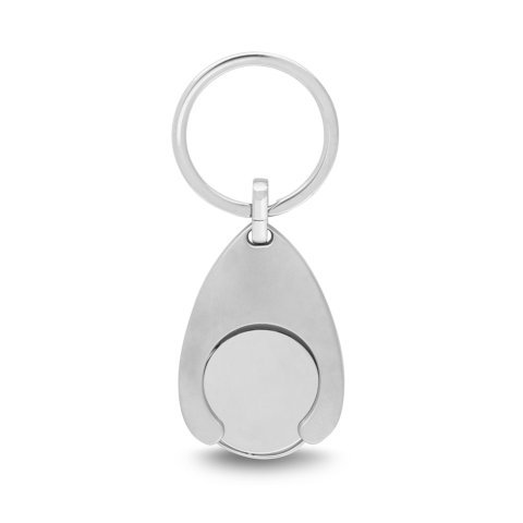 PORTHOS. Metallinen avaimenper&auml; - Satiinihopea