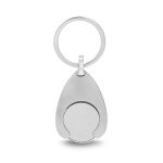 PORTHOS. Metallinen avaimenper&auml; - Satiinihopea