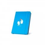 MEYER. Carnet de poche en PU &agrave; feuilles non-lign&eacute;es - Bleu clair